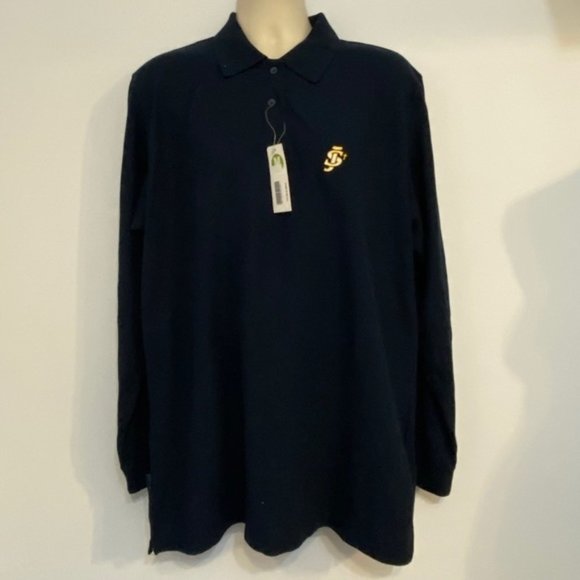 Mccarthy school uniform 4XL long sleeve polo blue - Picture 1 of 7